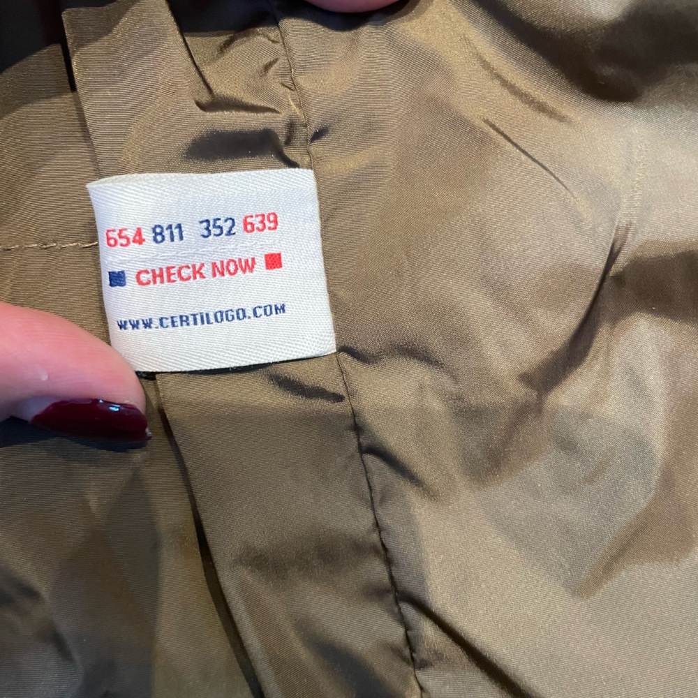 Authentic Moncler tan windbreaker jacket - Picture 9 of 11